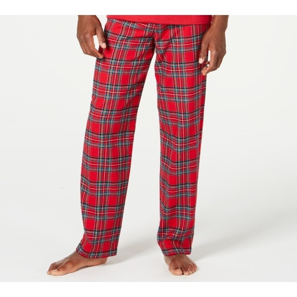 Family Pajamas Mens Mix It Brinkley Plaid Pajamas Size:X-Large